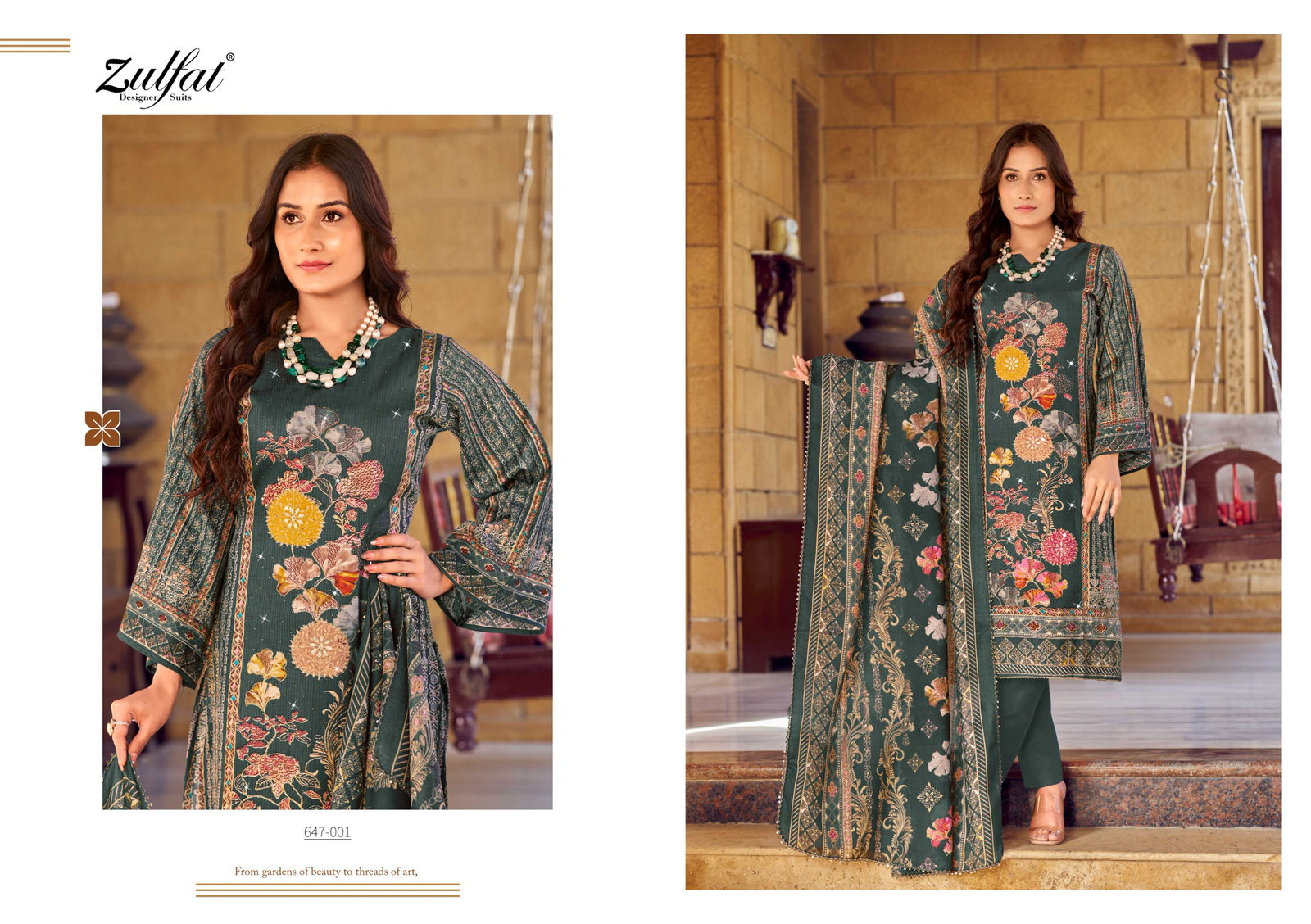 Sangini Vol 6 By Zulfat Printed Jam Cotton Dress Material Exporters In India
